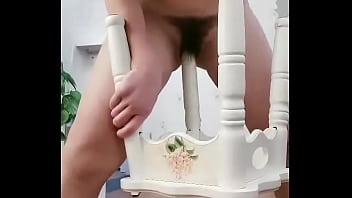 Desperate Chinese Slut Rides Chair Legs For A Wild, Messy Orgasm