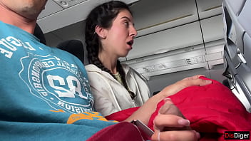 Unwrapped Cock On The Plane – She Made Me Blast Off In Under Two Minutes