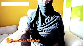 Sultry Qatari Milf In Hijab Teases Her Big Tits And Fingers Herself Live On Cam October 31st
