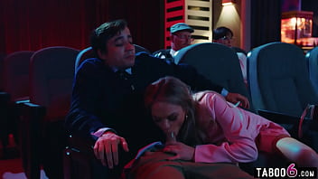 Unruly Teens Fucking In The Cinema Disrupt Elderly Moviegoers