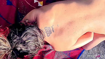 Genuine Amateur Threesome On The Beach With A Mature Turkish Woman And Two Young German Studs
