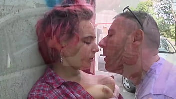Margherita Fuxia Gets Pounded On The Street And Covered In Cum